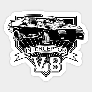 Mad Max V8 Interceptor Sticker